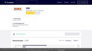 
                            5. Bewertungen von OBI | Kundenbewertungen von www.obi.de lesen