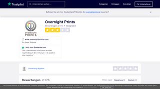 
                            12. Bewertungen von Overnight Prints | Kundenbewertungen von www ...