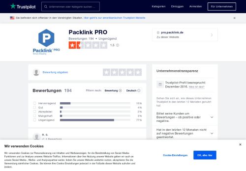 
                            7. Bewertungen von Packlink PRO | Kundenbewertungen von pro ...