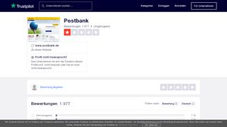 
                            5. Bewertungen von Postbank | Kundenbewertungen von www.postbank ...