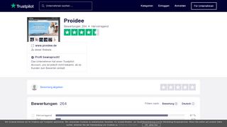 
                            8. Bewertungen von Proidee | Kundenbewertungen von www.proidee.de ...
