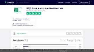 
                            4. Bewertungen von PSD Bank Karlsruhe-Neustadt eG ... - Trustpilot
