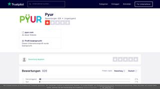 
                            10. Bewertungen von Pyur | Kundenbewertungen von pyur.com lesen | 10 ...