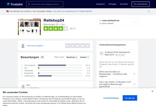 
                            12. Bewertungen von Reitshop24 | Kundenbewertungen von www ...
