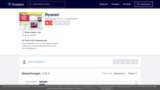 
                            10. Bewertungen von Ryanair | Kundenbewertungen von www.ryanair ...