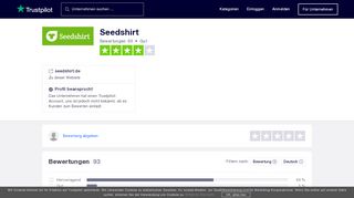 
                            13. Bewertungen von Seedshirt | Kundenbewertungen von seedshirt.de ...