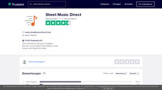 
                            8. Bewertungen von Sheet Music Direct | Kundenbewertungen von www ...