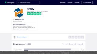 
                            9. Bewertungen von Shiply | Kundenbewertungen von www.shiply.com ...