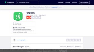 
                            8. Bewertungen von Shpock | Kundenbewertungen von shpock.com lesen