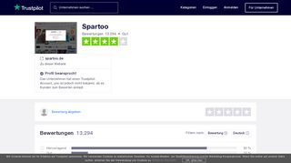 
                            5. Bewertungen von Spartoo | Kundenbewertungen von spartoo.de lesen