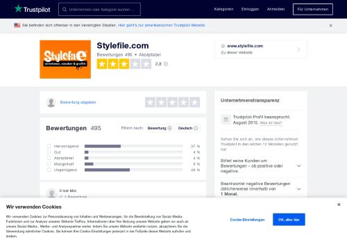 
                            4. Bewertungen von Stylefile.com | Kundenbewertungen von www ...