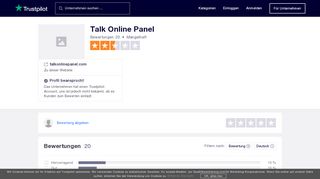 
                            10. Bewertungen von Talk Online Panel | Kundenbewertungen von ...