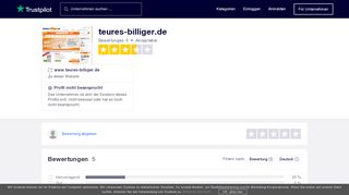 
                            4. Bewertungen von teures-billiger.de | Kundenbewertungen von www ...
