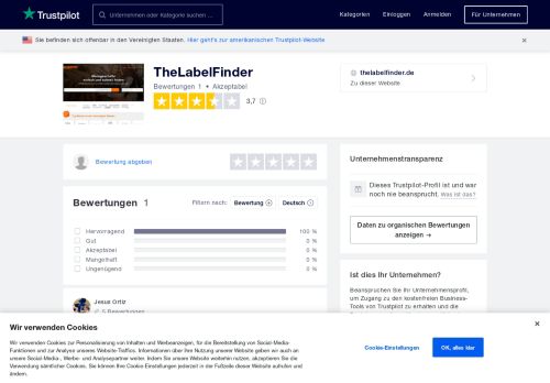 
                            11. Bewertungen von TheLabelFinder | Kundenbewertungen von ...