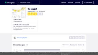 
                            3. Bewertungen von Tonerjet | Kundenbewertungen von tonerjet.de lesen