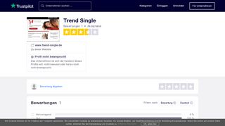 
                            13. Bewertungen von Trend Single | Kundenbewertungen von www.trend ...