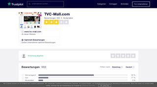 
                            2. Bewertungen von TVC-Mall.com | Kundenbewertungen von www.tvc ...