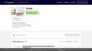 
                            12. Bewertungen von twago | Kundenbewertungen von twago.de lesen | 2 ...