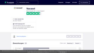 
                            1. Bewertungen von Vacasol | Kundenbewertungen von www.vacasol.de ...