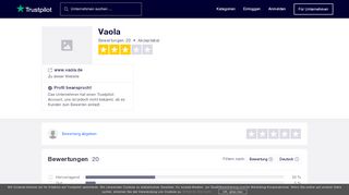
                            8. Bewertungen von Vaola | Kundenbewertungen von www.vaola.de lesen