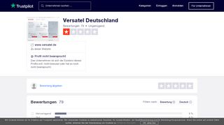 
                            10. Bewertungen von Versatel Deutschland | Kundenbewertungen von ...