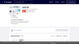 
                            5. Bewertungen von web.de | Kundenbewertungen von web.de lesen | 5 ...