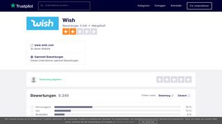 
                            12. Bewertungen von Wish | Kundenbewertungen von www.wish.com lesen