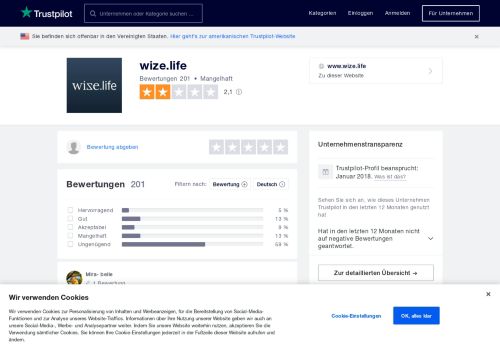 
                            12. Bewertungen von wize.life | Kundenbewertungen von www.wize.life ...