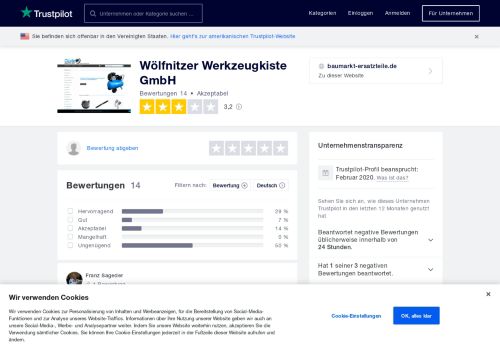 
                            7. Bewertungen von Wölfnitzer Werkzeugkiste | Kundenbewertungen ...