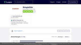 
                            10. Bewertungen von www.simplesite.com | Kundenbewertungen von ...