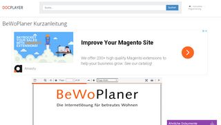 
                            8. BeWoPlaner Kurzanleitung - PDF - DocPlayer.org