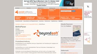 
                            10. BeWoPlaner | social-software.de