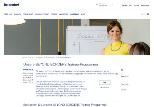 
                            1. BEYOND BORDERS Trainee-Programme | Beiersdorf