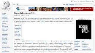 
                            11. Beyond Good and Evil 2 - Wikipedia