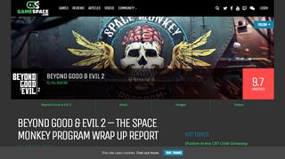 
                            9. Beyond Good & Evil 2 - The Space Monkey Program Wrap Up Report