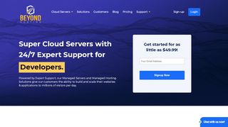 
                            1. Beyond Hosting: Managed Hosting, Servers, Cloud and Infrastructure