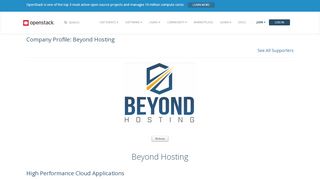 
                            11. Beyond Hosting - OpenStack