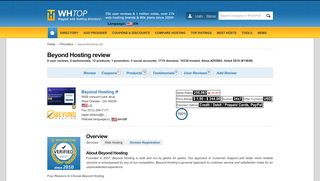 
                            12. BeyondHosting Review. beyondhosting.net host United States?