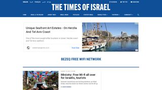 
                            5. Bezeq Free Wifi Network | The Times of Israel