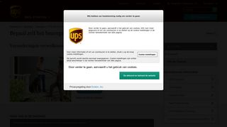 
                            5. Bezorging van uw pakket | UPS - Nederland - UPS.com