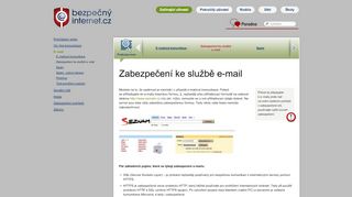 
                            8. Bezpečný internet | Zabezpečení ke službě e-mail