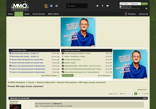 
                            6. BfA login screen unknown? - Page 3 - MMO-Champion