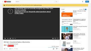 
                            8. BFA Net - Consulta de Saldos e Movimentos - YouTube