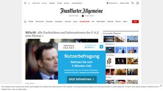 
                            8. BfArM: News der FAZ zum Bundesinstitut für Arzneimittel