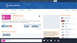 
                            7. BFBS Cyprus Listen Live - 89.9-107.3 MHz FM, Limassol, Cyprus ...