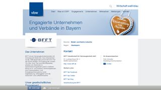 
                            10. BFFT Gesellschaft für Fahrzeugtechnik mbH - CSR-Profil bei ...