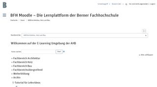 
                            5. BFH Moodle – Die Lernplattform der Berner Fachhochschule: AHB ...