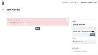 
                            10. BFH Moodle – Die Lernplattform der Berner Fachhochschule: BBH0402