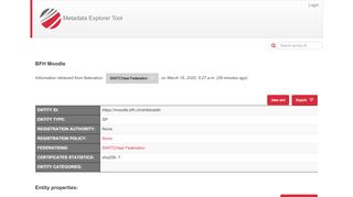 
                            4. BFH Moodle - Metadata Explorer Tool