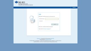 
                            6. BG RCI - Login